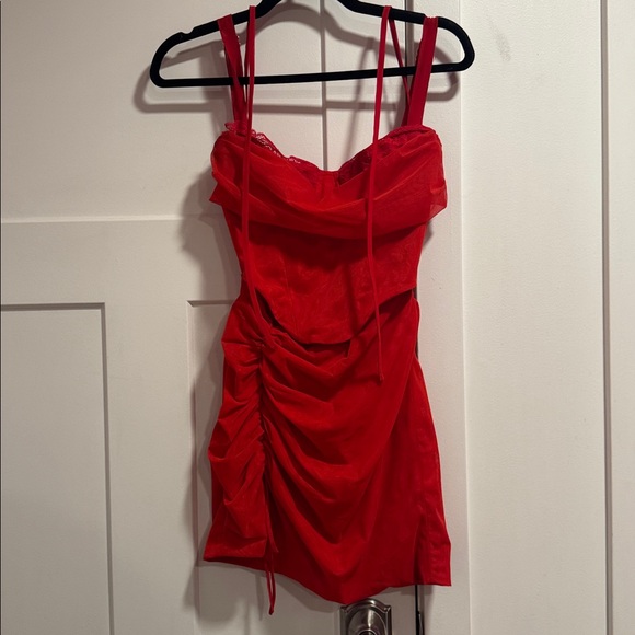 Mistress Rocks Ruched Mini Dress - Picture 5 of 7